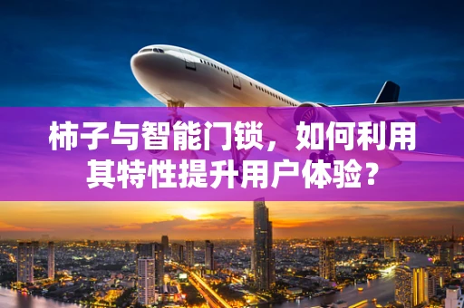 柿子与智能门锁，如何利用其特性提升用户体验？