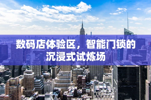 数码店体验区，智能门锁的沉浸式试炼场