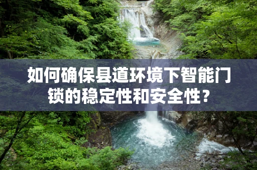 如何确保县道环境下智能门锁的稳定性和安全性？