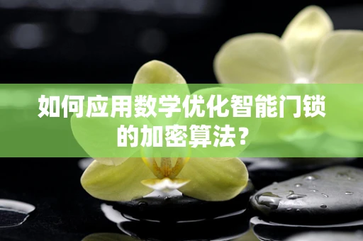 如何应用数学优化智能门锁的加密算法？