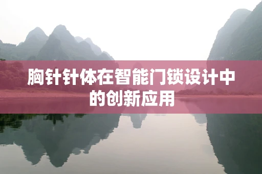 胸针针体在智能门锁设计中的创新应用