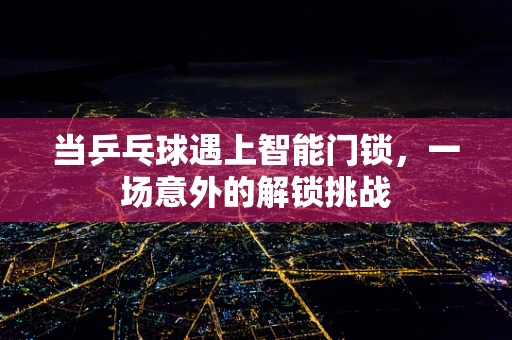 当乒乓球遇上智能门锁，一场意外的解锁挑战