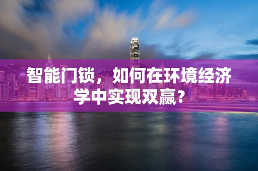 智能门锁，如何在环境经济学中实现双赢？