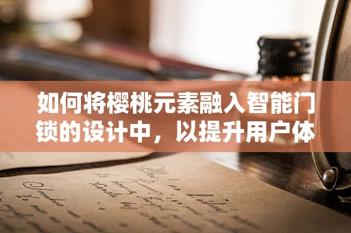 如何将樱桃元素融入智能门锁的设计中，以提升用户体验？