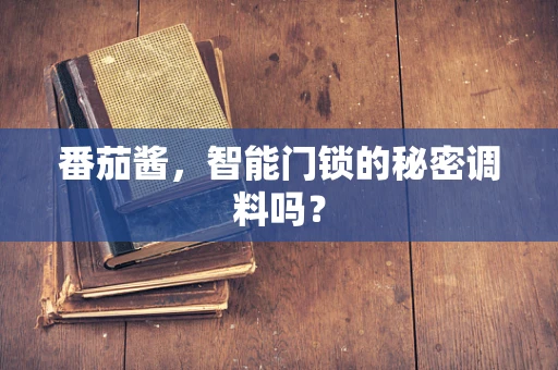 番茄酱，智能门锁的秘密调料吗？