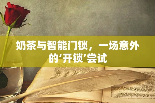 奶茶与智能门锁，一场意外的‘开锁’尝试