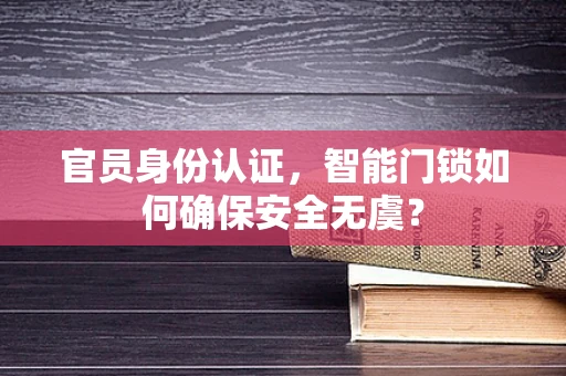 官员身份认证，智能门锁如何确保安全无虞？