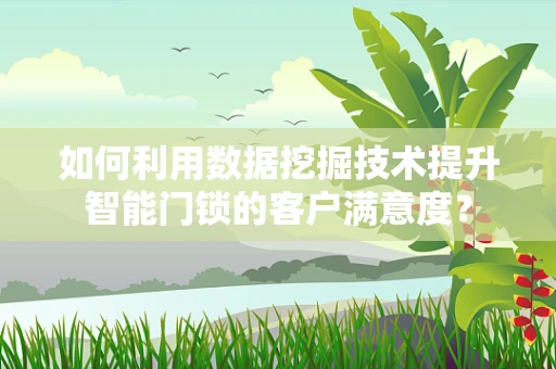 如何利用数据挖掘技术提升智能门锁的客户满意度？