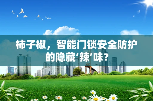 柿子椒，智能门锁安全防护的隐藏‘辣’味？