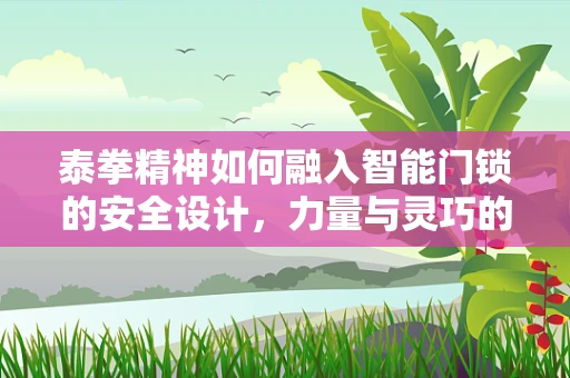泰拳精神如何融入智能门锁的安全设计，力量与灵巧的完美结合？