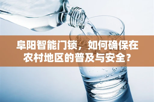 阜阳智能门锁，如何确保在农村地区的普及与安全？