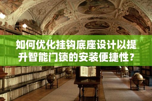 如何优化挂钩底座设计以提升智能门锁的安装便捷性？