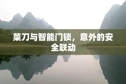 菜刀与智能门锁，意外的安全联动