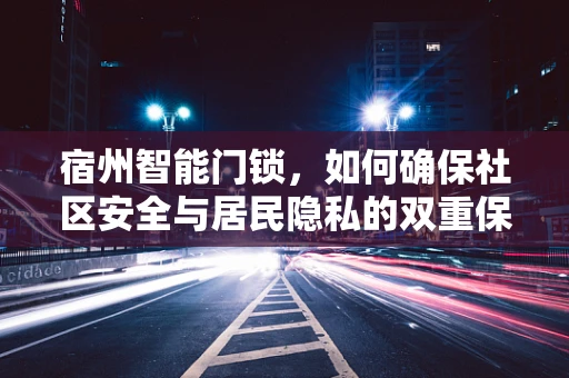 宿州智能门锁，如何确保社区安全与居民隐私的双重保障？