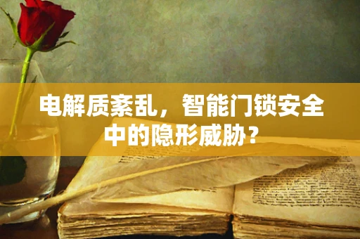 电解质紊乱，智能门锁安全中的隐形威胁？