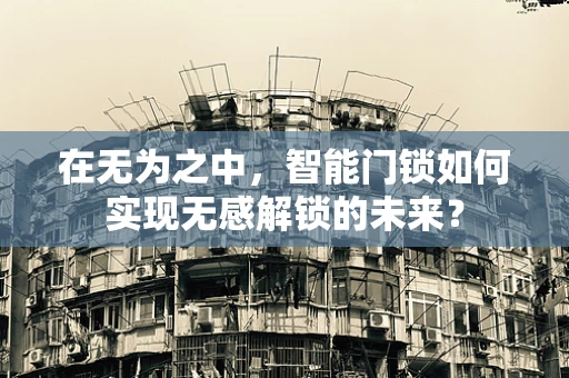 在无为之中，智能门锁如何实现无感解锁的未来？