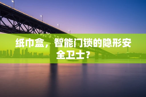 纸巾盒，智能门锁的隐形安全卫士？