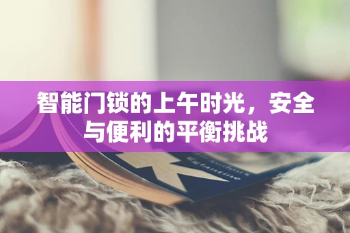 智能门锁的上午时光，安全与便利的平衡挑战
