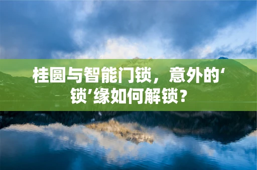 桂圆与智能门锁，意外的‘锁’缘如何解锁？