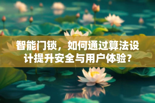 智能门锁，如何通过算法设计提升安全与用户体验？