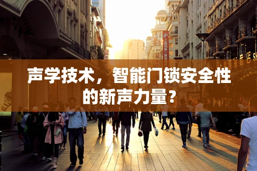 声学技术，智能门锁安全性的新声力量？