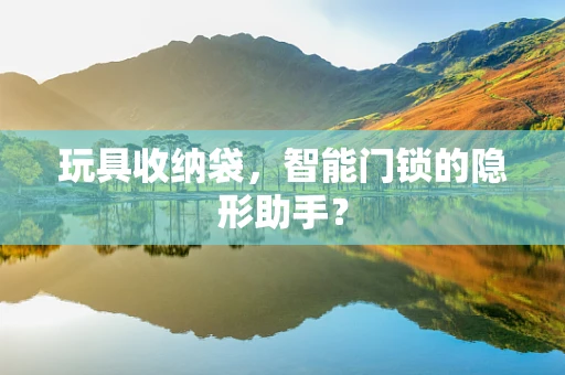 玩具收纳袋，智能门锁的隐形助手？