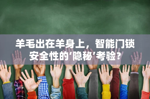羊毛出在羊身上，智能门锁安全性的‘隐秘’考验？