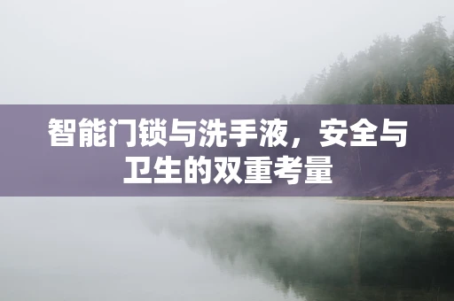 智能门锁与洗手液，安全与卫生的双重考量