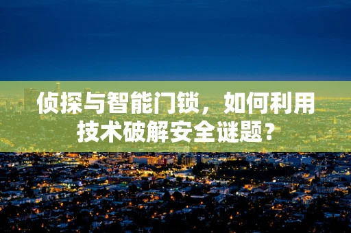 侦探与智能门锁，如何利用技术破解安全谜题？