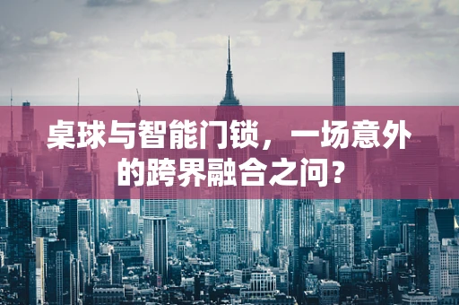 桌球与智能门锁，一场意外的跨界融合之问？