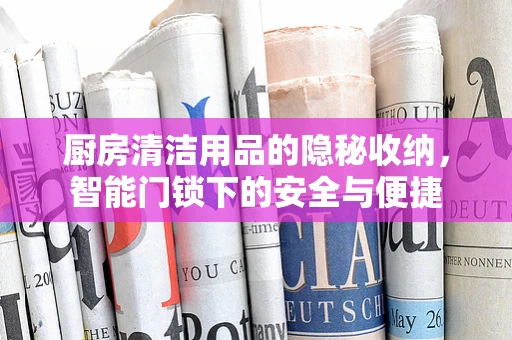 厨房清洁用品的隐秘收纳，智能门锁下的安全与便捷