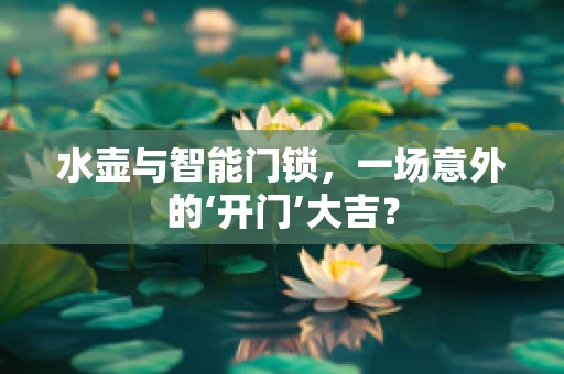 水壶与智能门锁，一场意外的‘开门’大吉？