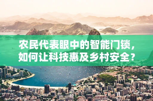 农民代表眼中的智能门锁，如何让科技惠及乡村安全？