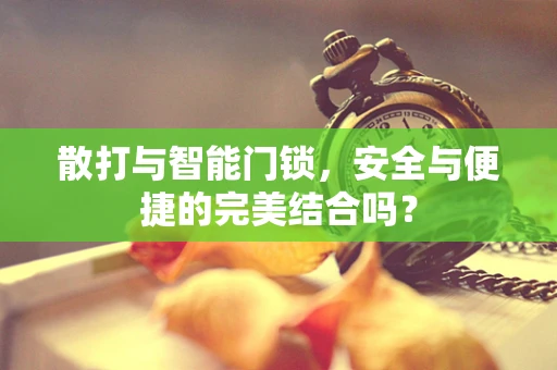 散打与智能门锁，安全与便捷的完美结合吗？