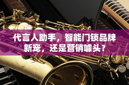 代言人助手，智能门锁品牌新宠，还是营销噱头？