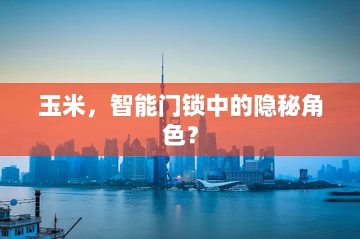 玉米，智能门锁中的隐秘角色？