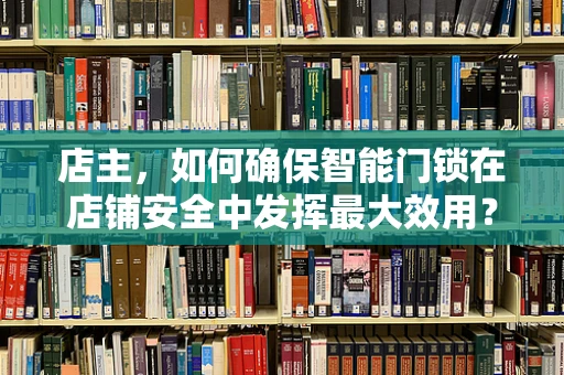 店主，如何确保智能门锁在店铺安全中发挥最大效用？