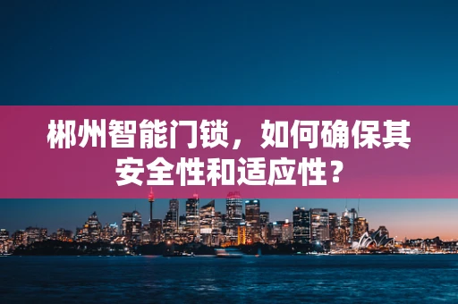 郴州智能门锁，如何确保其安全性和适应性？