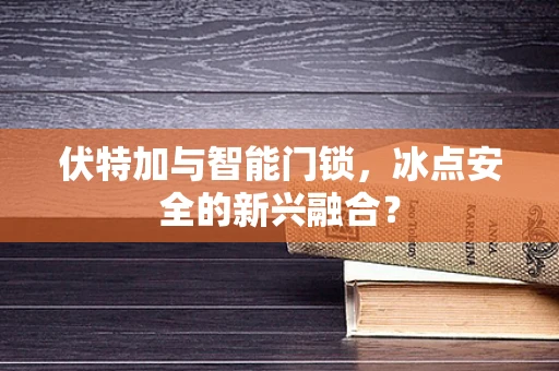 伏特加与智能门锁，冰点安全的新兴融合？
