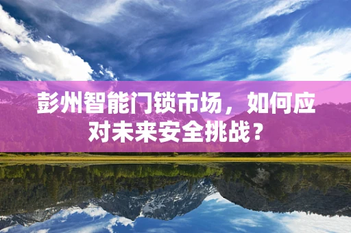 彭州智能门锁市场，如何应对未来安全挑战？