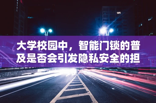 大学校园中，智能门锁的普及是否会引发隐私安全的担忧？