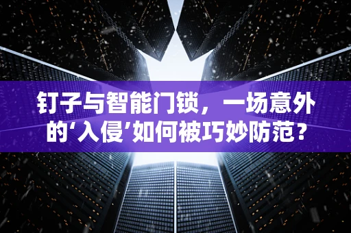 钉子与智能门锁，一场意外的‘入侵’如何被巧妙防范？