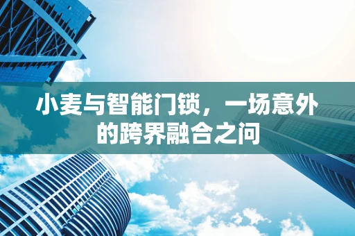 小麦与智能门锁，一场意外的跨界融合之问