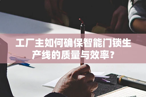 工厂主如何确保智能门锁生产线的质量与效率？