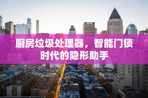 厨房垃圾处理器，智能门锁时代的隐形助手
