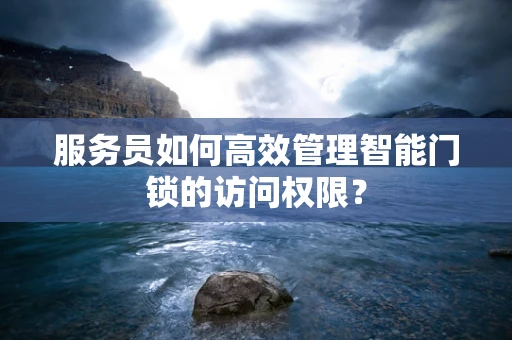 服务员如何高效管理智能门锁的访问权限？