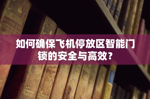 如何确保飞机停放区智能门锁的安全与高效？