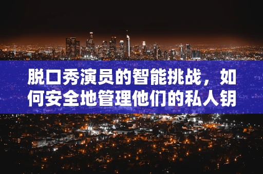 脱口秀演员的智能挑战，如何安全地管理他们的私人钥匙？