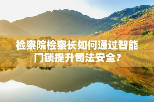 检察院检察长如何通过智能门锁提升司法安全？
