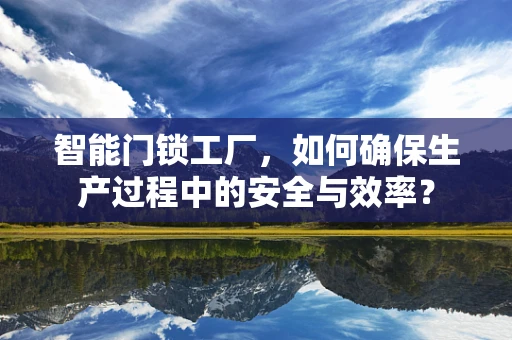 智能门锁工厂，如何确保生产过程中的安全与效率？